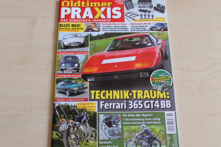 Deckblatt Oldtimer Praxis (11/2012)